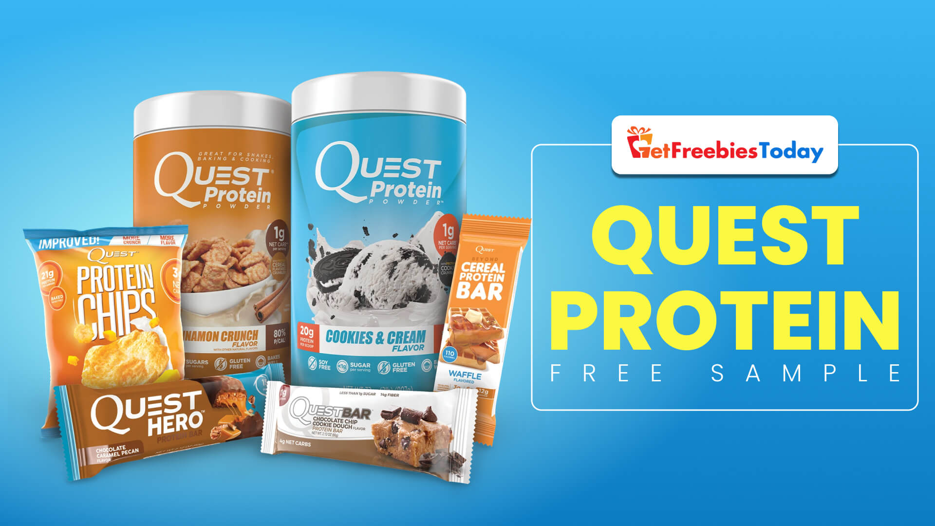 Quest Protein Free Sample | GetFreebiesToday.com