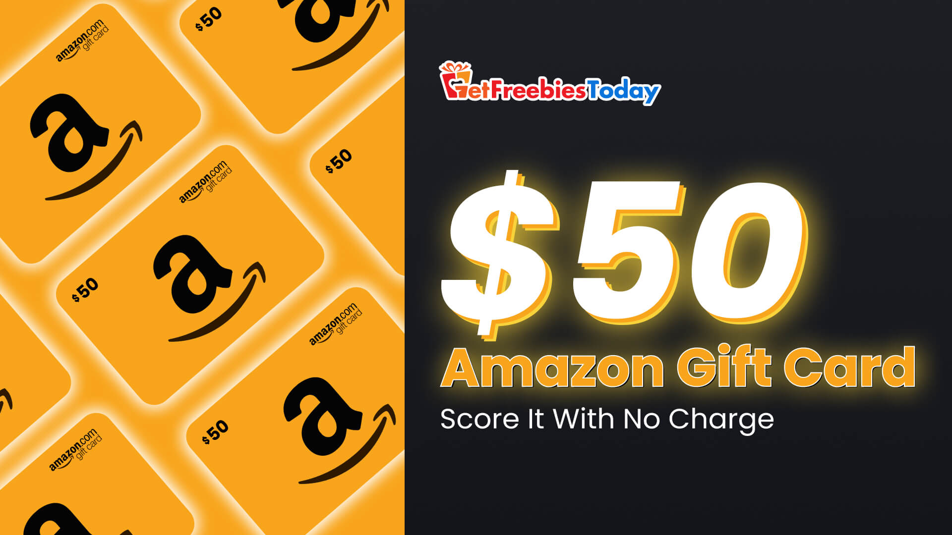 Free $50 Amazon Gift Card | GetFreebiesToday.com