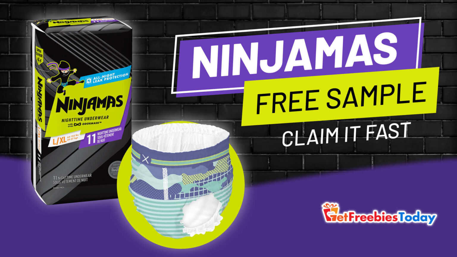 Ninjamas Free Sample Get Freebies Today