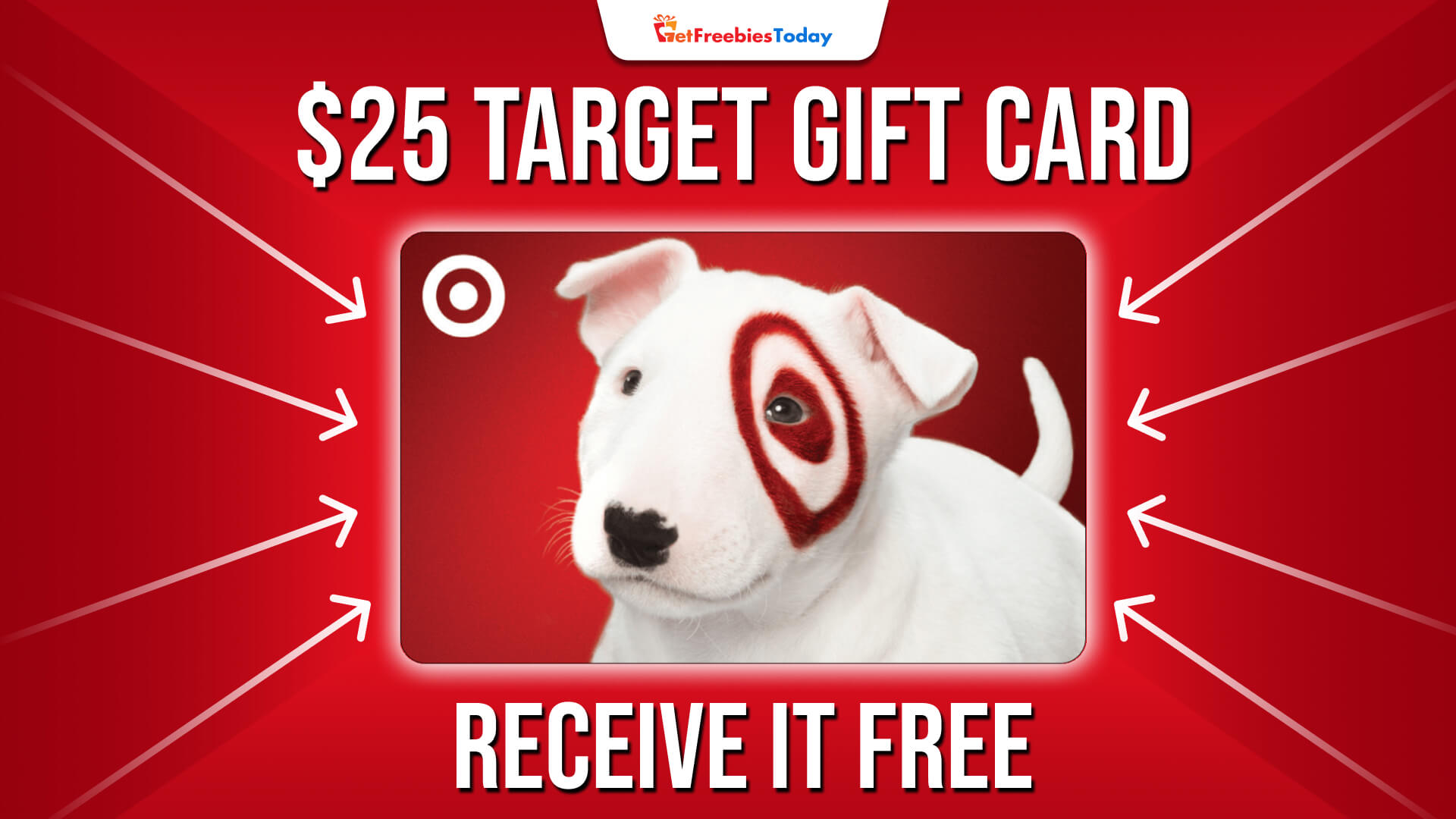 Free 25 Target Gift Card GetFreebiesToday Com   25 Target Gift Card 