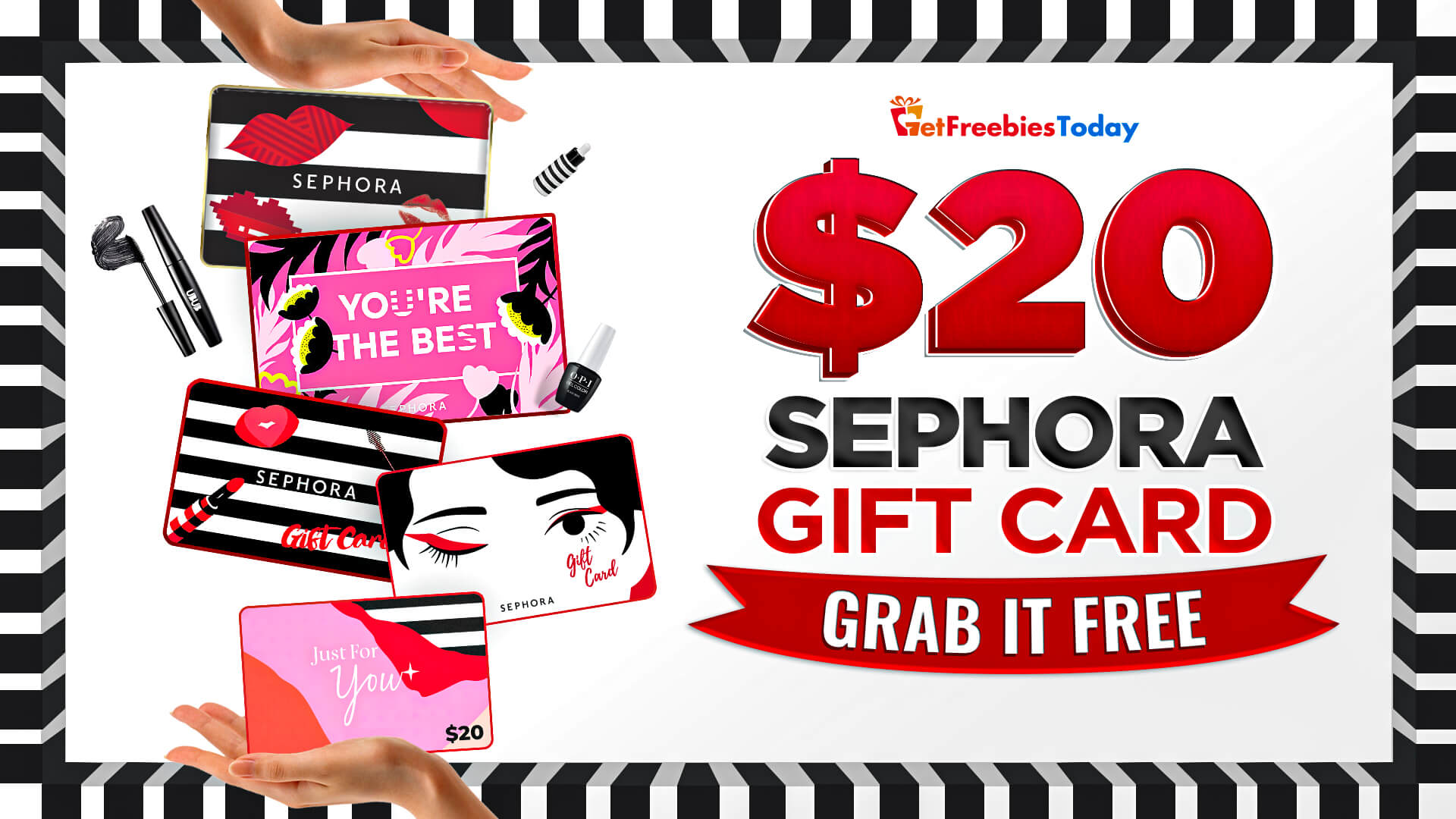 Free 20 Sephora Gift Card (April 12, 2023) GFT