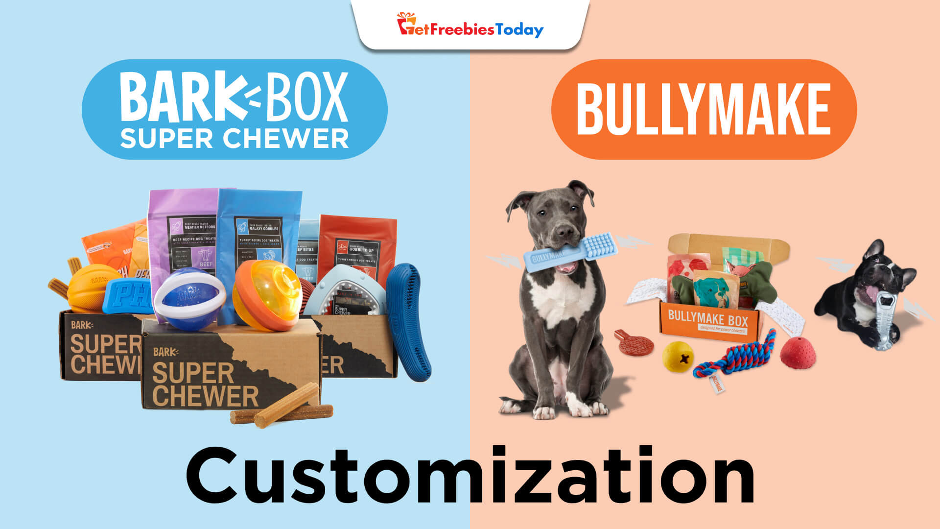 Bullymake vs Super Chewer BarkBox: Customization Bullymake vs Super Chewer BarkBox: Customization