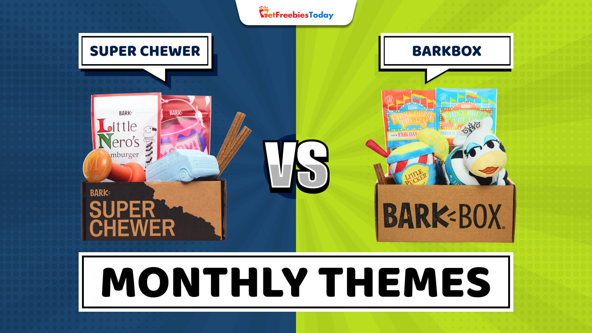 Barkbox vs Super Chewer: Monthly themes Barkbox vs Super Chewer: Monthly themes