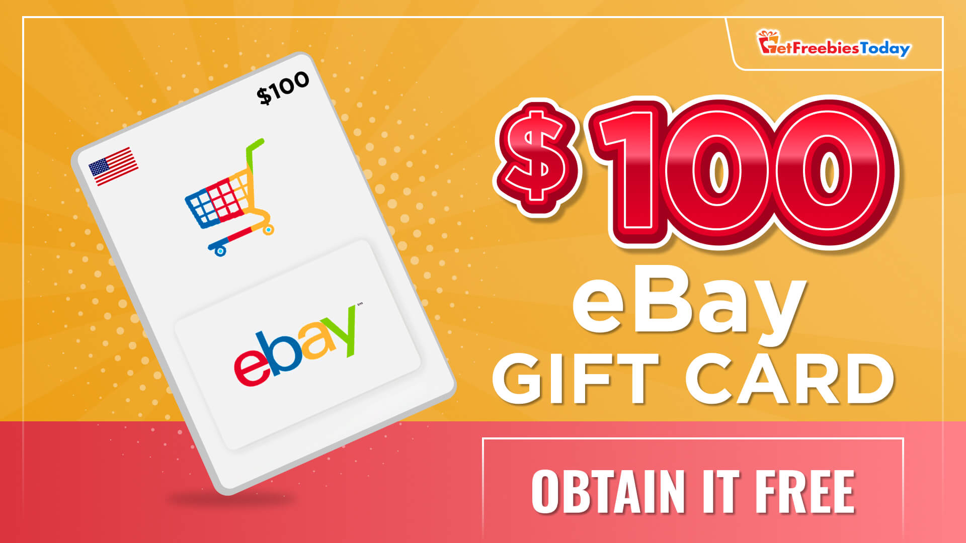 Free 100 eBay Gift Card