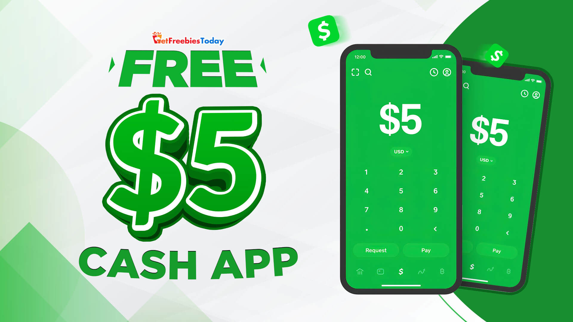 Free 5 Cash App Money GetFreebiesToday