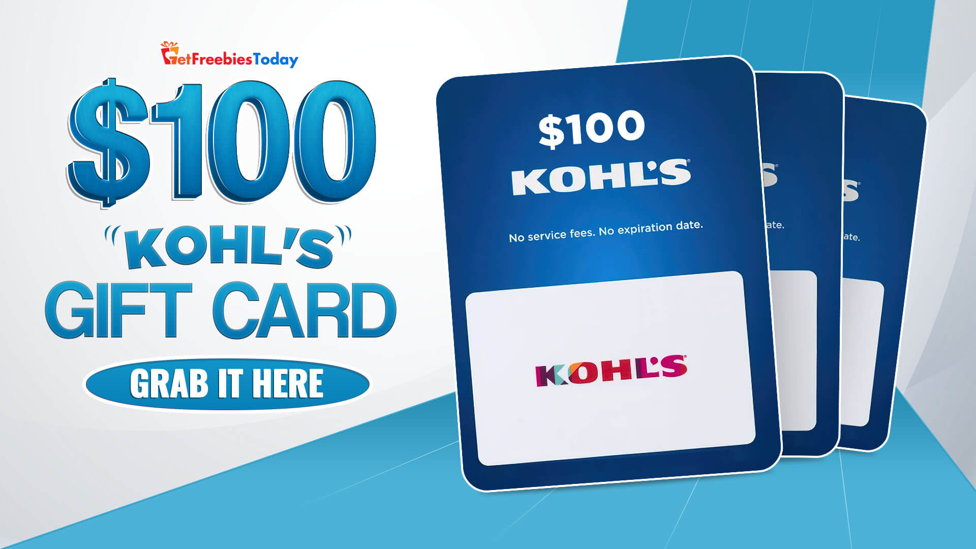 Free 100 Kohl s Gift Card April 13 2023 GFT