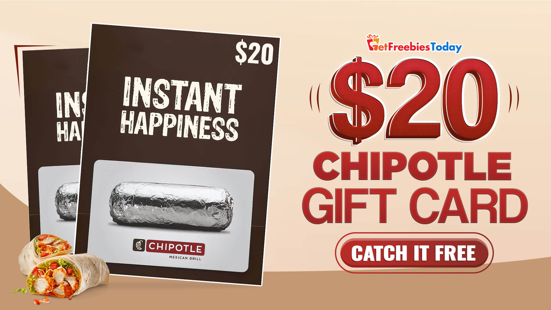 20 Chipotle Gift Card 